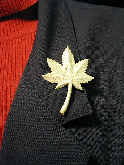 Oak Lapel Pin