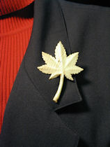 Oak Lapel Pin